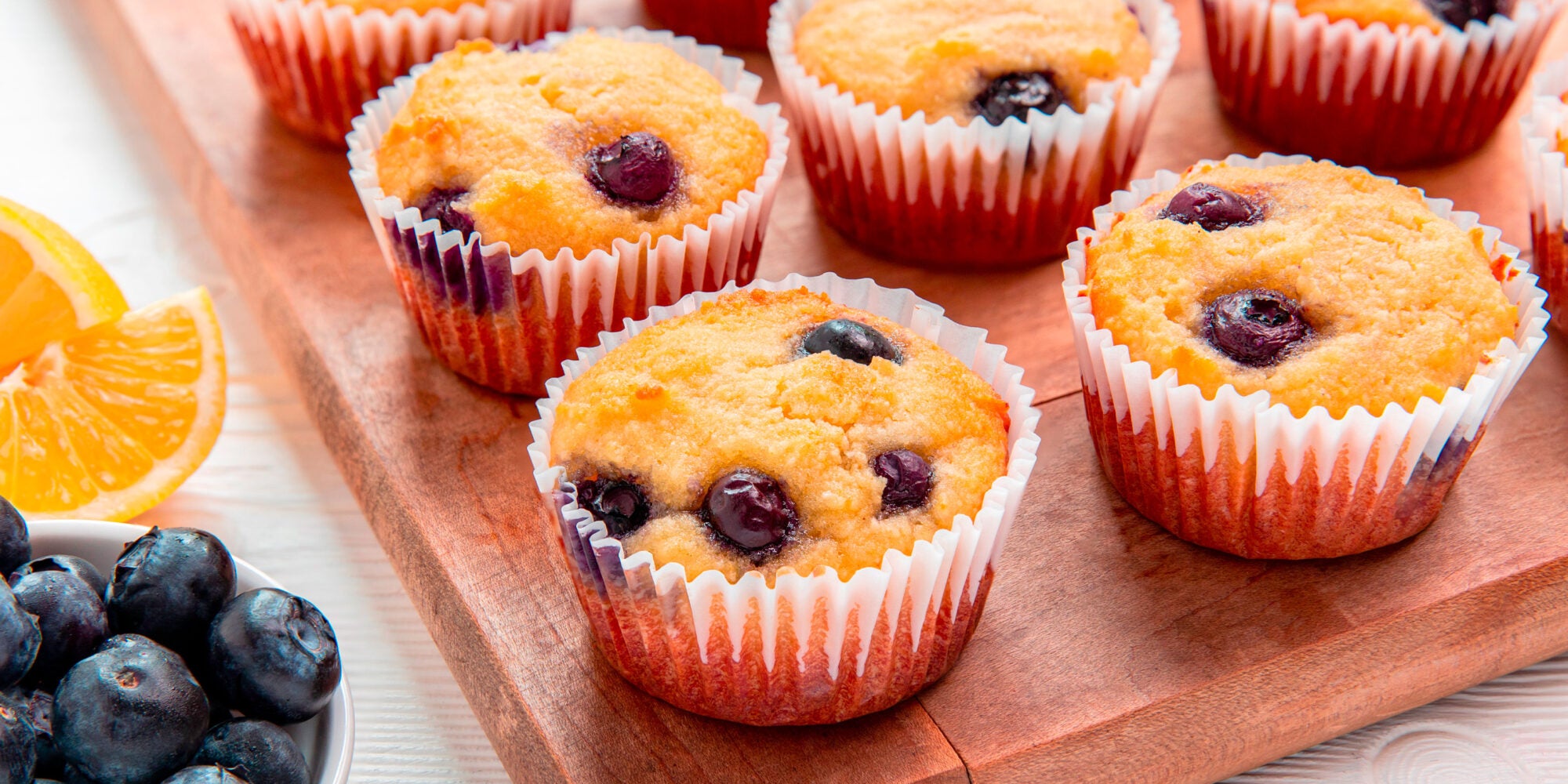 Muffins aux bleuets classiques