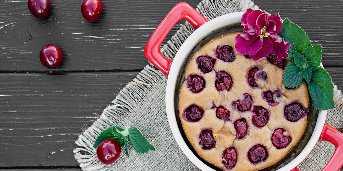 Clafouti à l’orange cerise