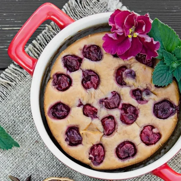 Clafouti à l’orange cerise