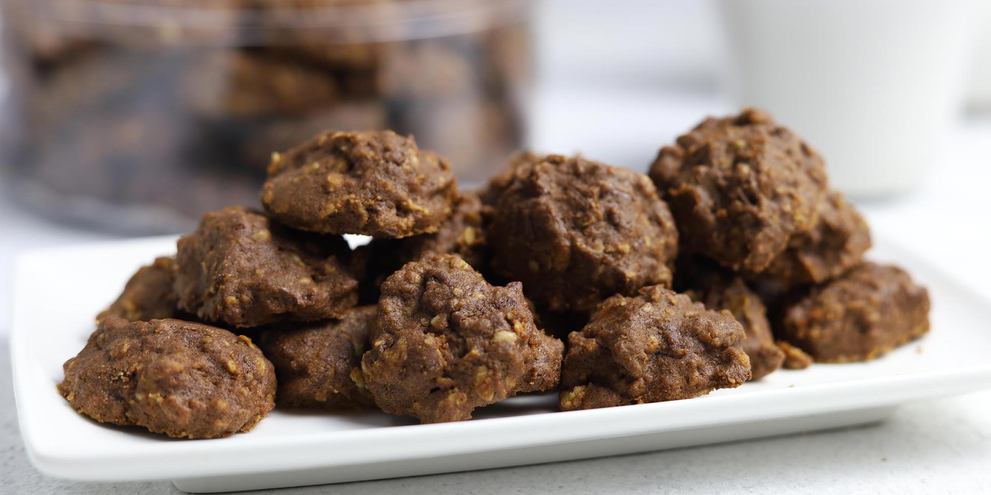 Biscuits au gruau et au chocolat