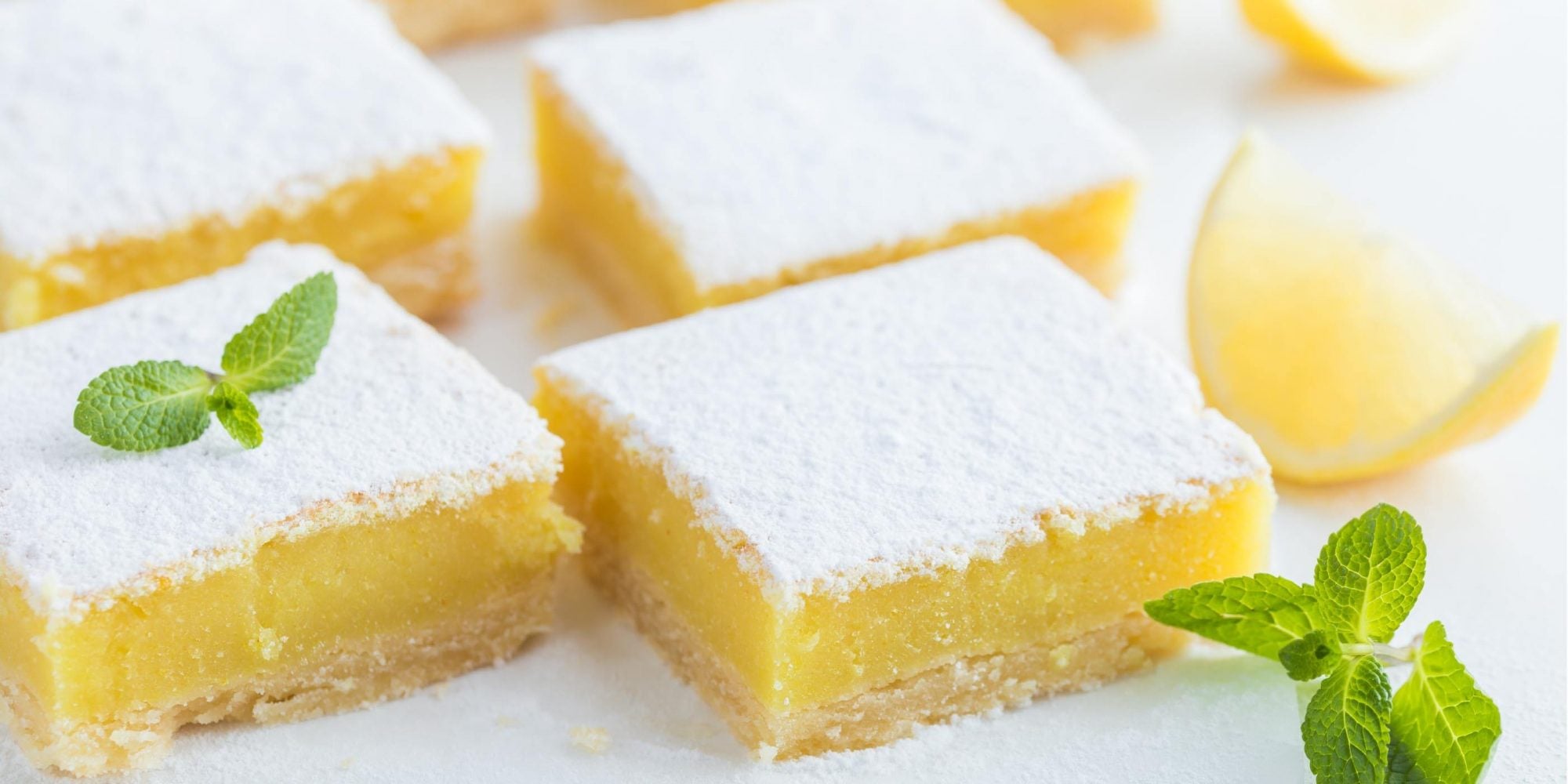 Carrés au citron crémeux
