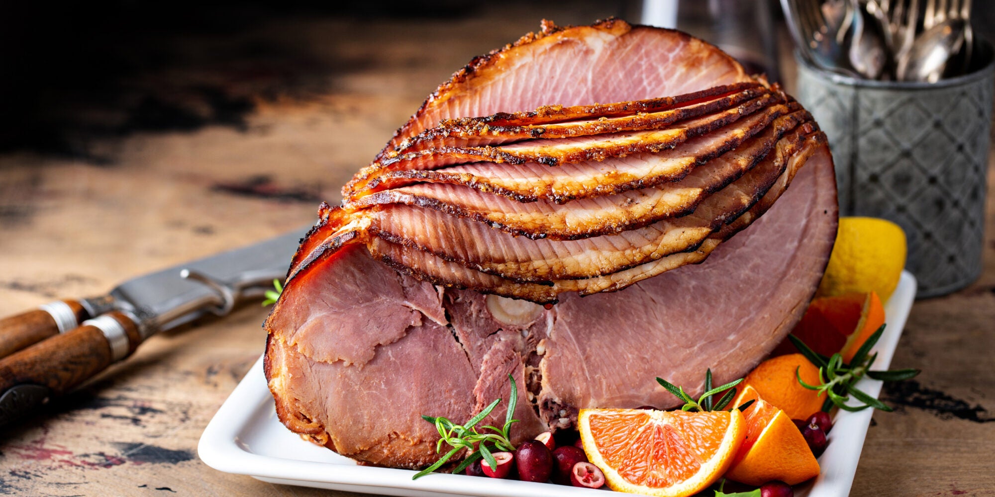 Glaçure de jambon de vacances