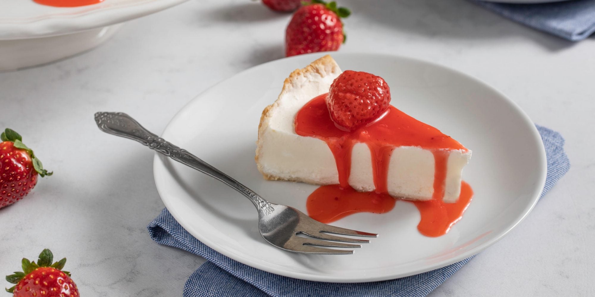 Italian Cream Pie with Strawberry Sauce