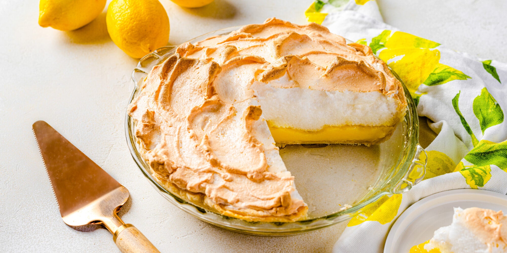 Haute tarte au citron meringuée