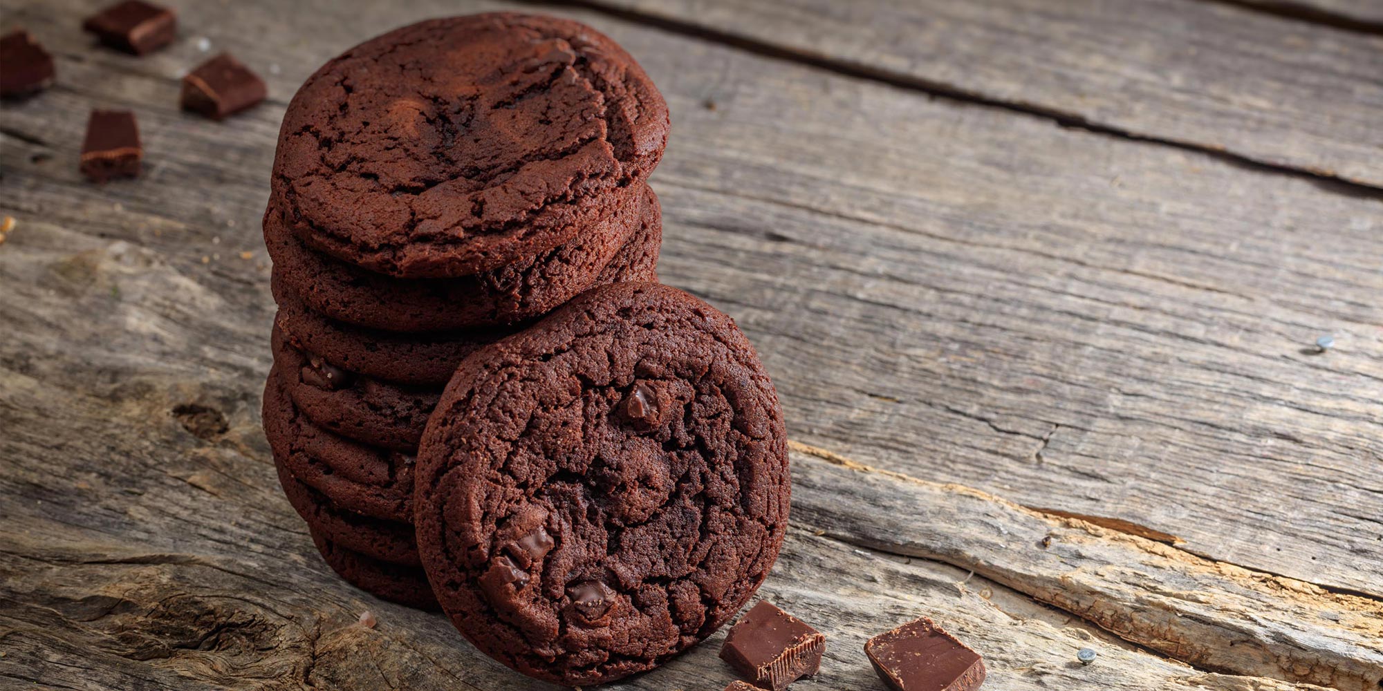 Biscuits au chocolat roulé