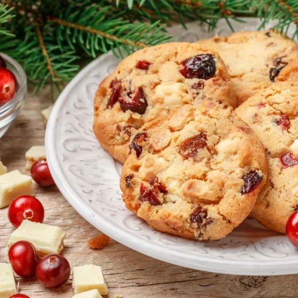 White Chocolate Cranberry Cookies