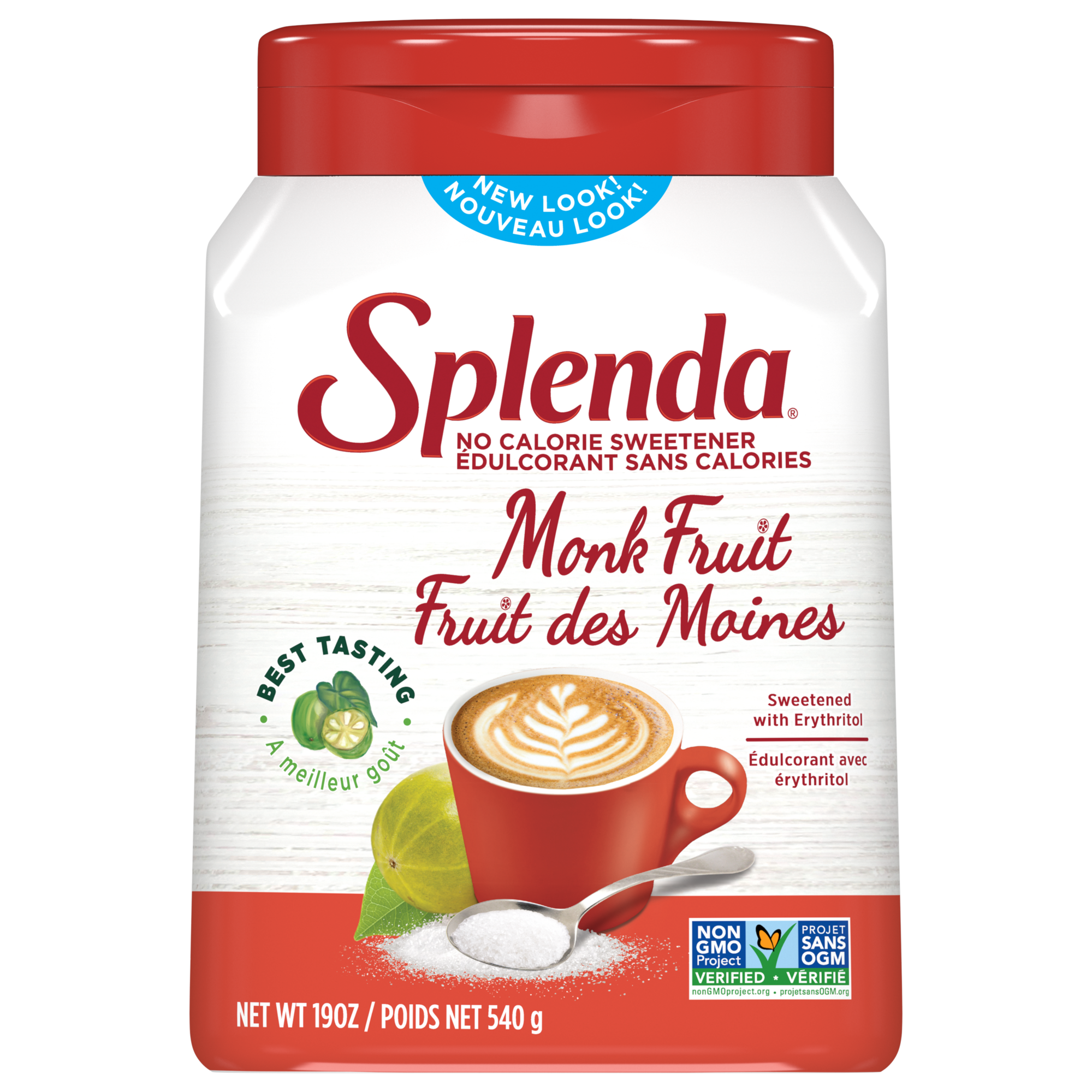 Splenda Monk Pot d’édulcorant aux fruits - Devant