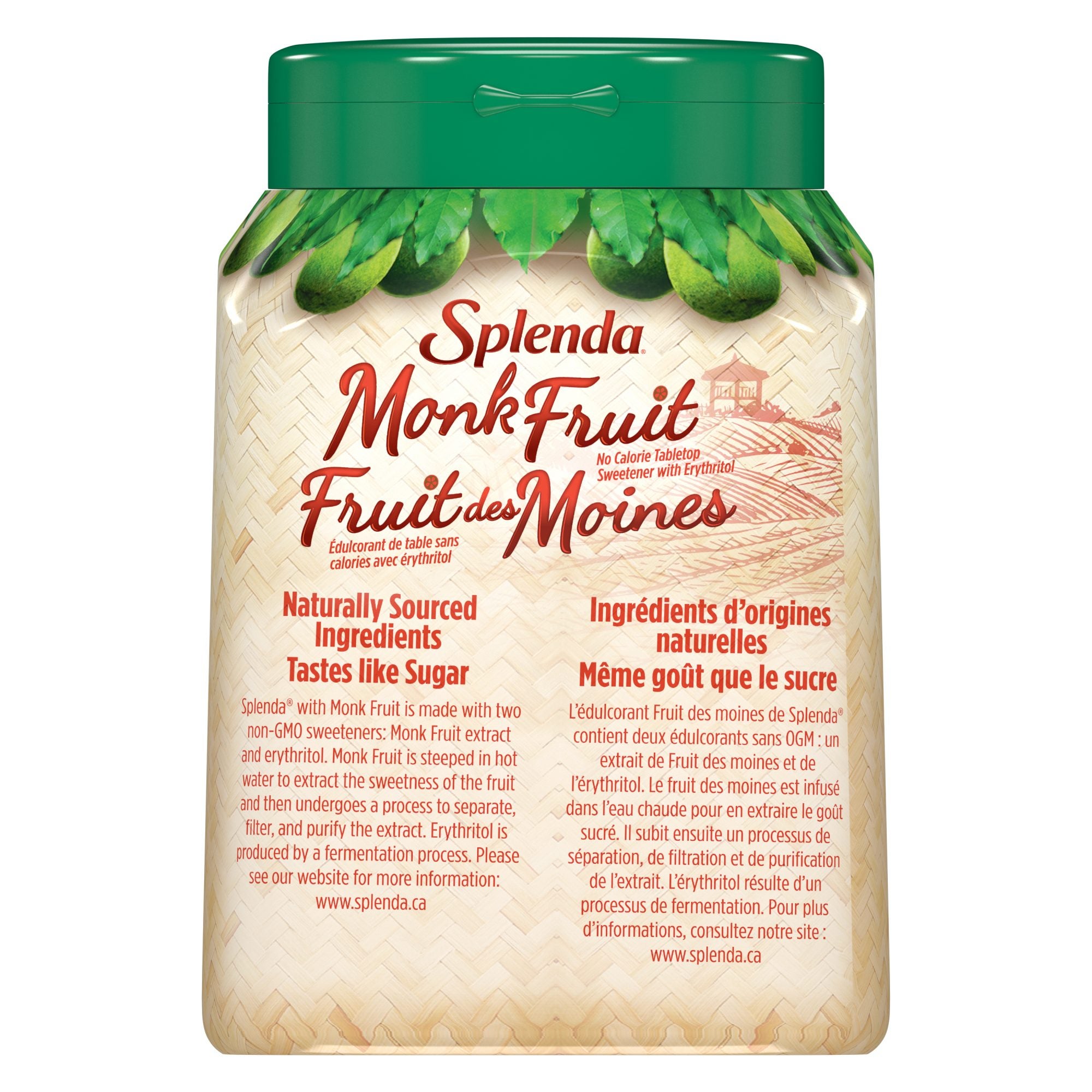 Splenda® Monk Fruit Sweetener, 19 oz Jar