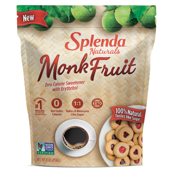 Splenda® Monk Fruit Granulated Sweetener 6/16oz Bags