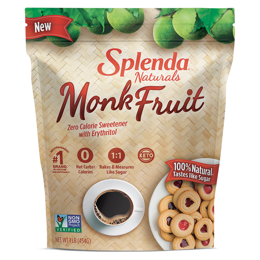 Splenda® Monk Fruit Granulated Sweetener 6/16oz Bags