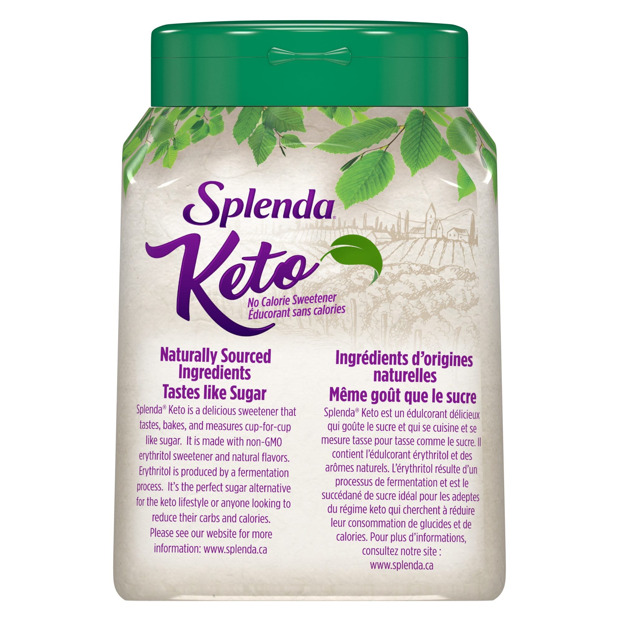 L'édulcorant Splenda® Keto, en bocal de 19 oz