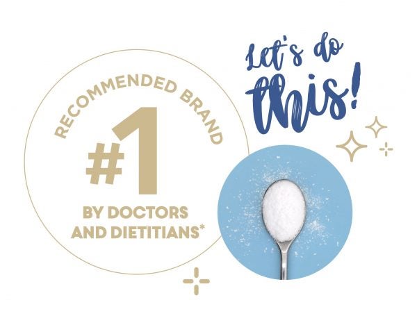#1 recommended brand by doctors and dietitians