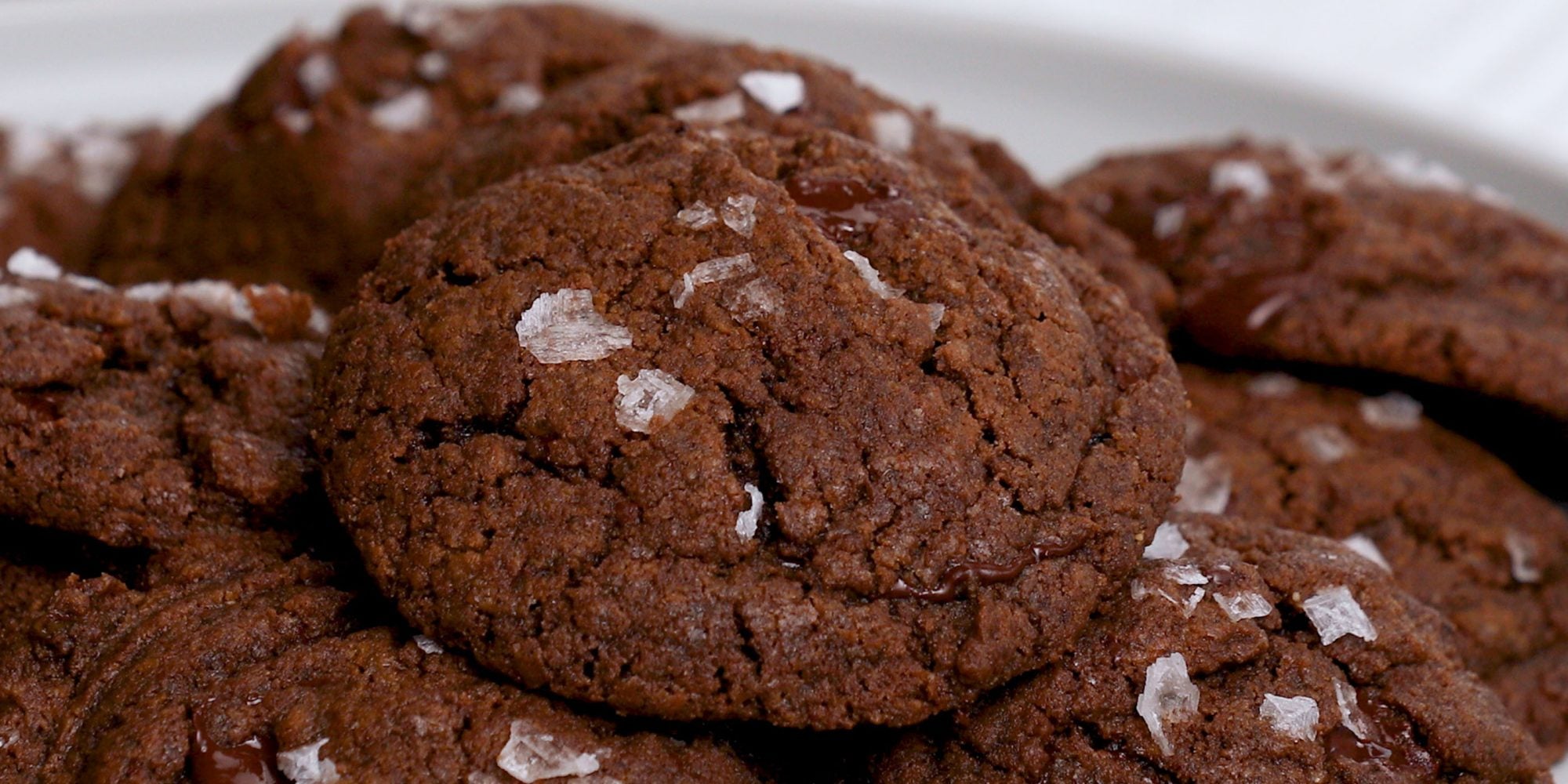 Espresso Chocolate Chunk Cookies With Sea Salt