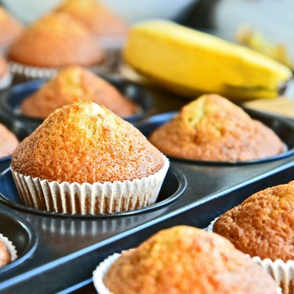 Muffins pain banane