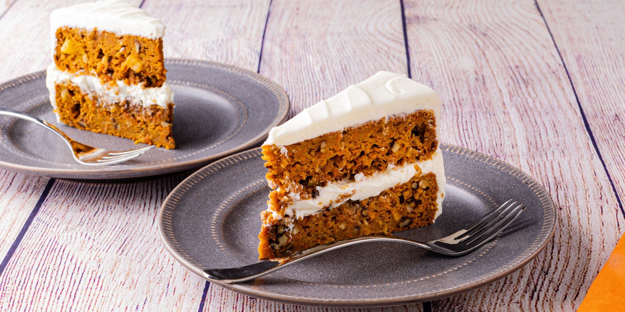 Gâteau aux carottes avec glaçage au fromage à la crème