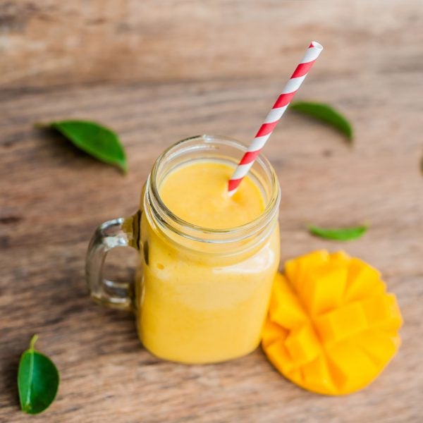 Shake protéiné de mangue