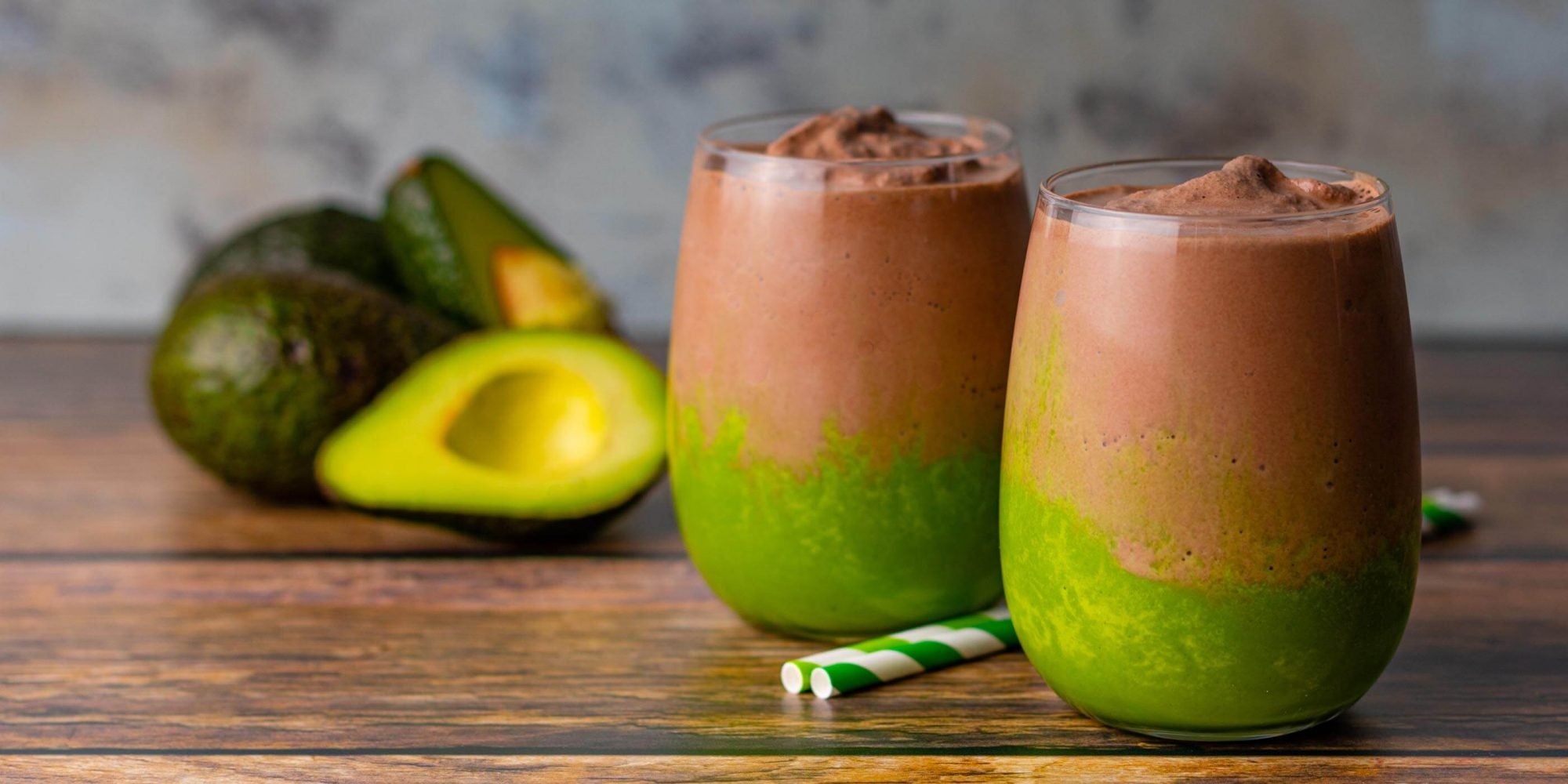 Keto Mint Chocolate Avocado Smoothie