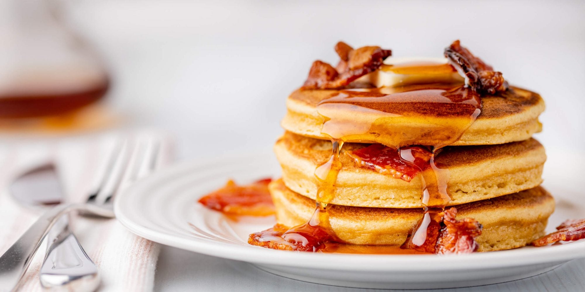 Keto Bacon-Bourbon Pancakes