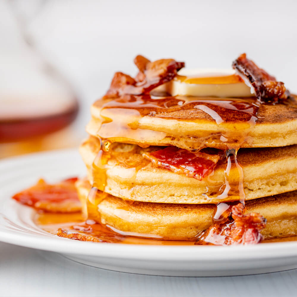 Keto BaconBourbon Pancakes Splenda®
