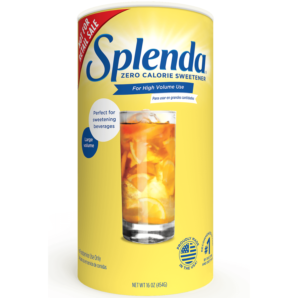 Splenda® Édulcorant granulé pour boissons à haut volume 12/16oz Bidons