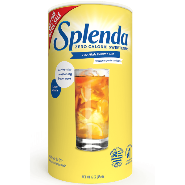 Splenda® Édulcorant granulé pour boissons à haut volume 12/16oz Bidons