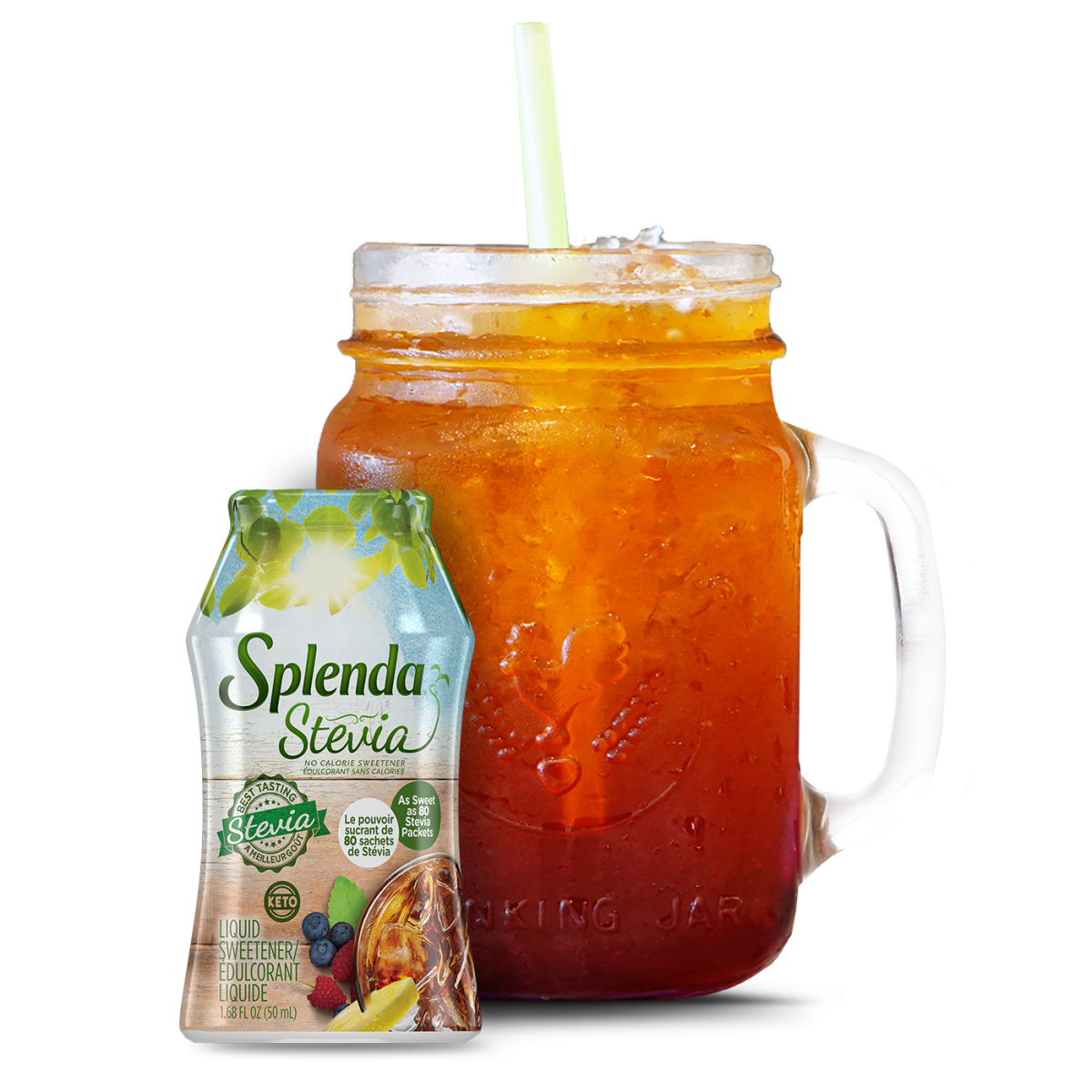 Splenda Stevia Sweeteners Naturally Sourced Ingredients. no calorie