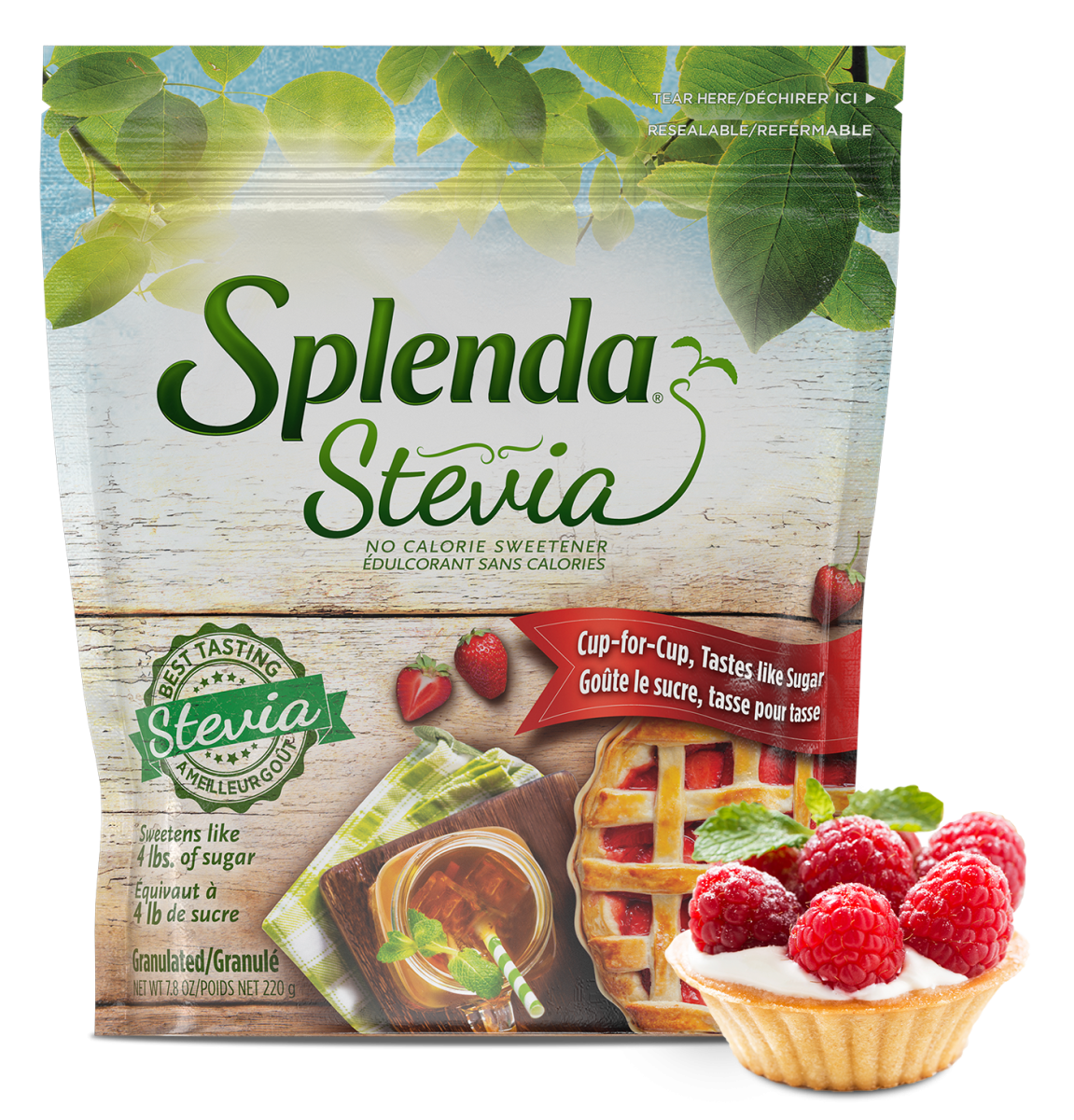 Splenda Stevia Sweeteners Naturally Sourced Ingredients. no calorie