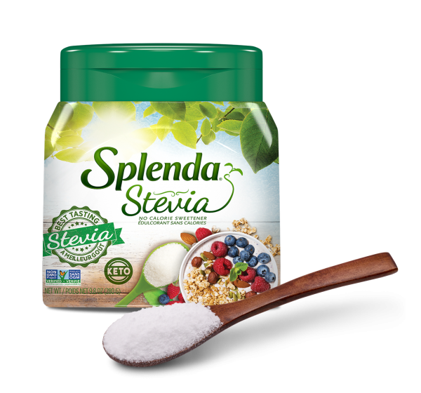 splenda stevia sweetener jar