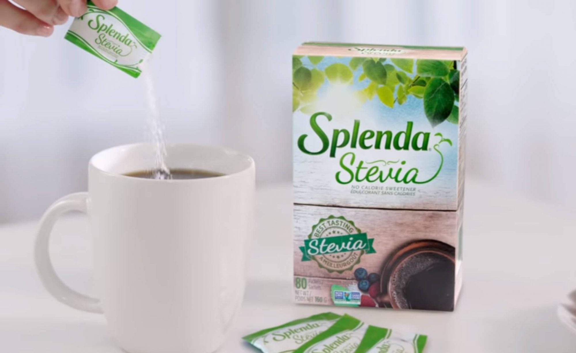 Splenda Stevia Sweeteners Naturally Sourced Ingredients. Zero Calorie