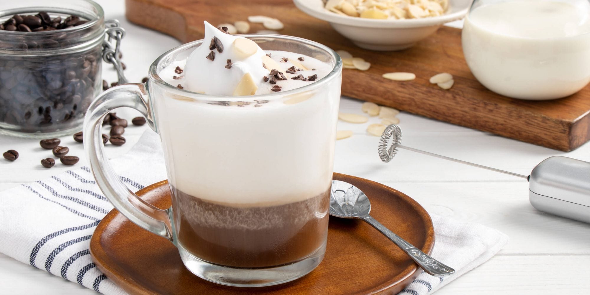 Noix de coco et latte d’amande