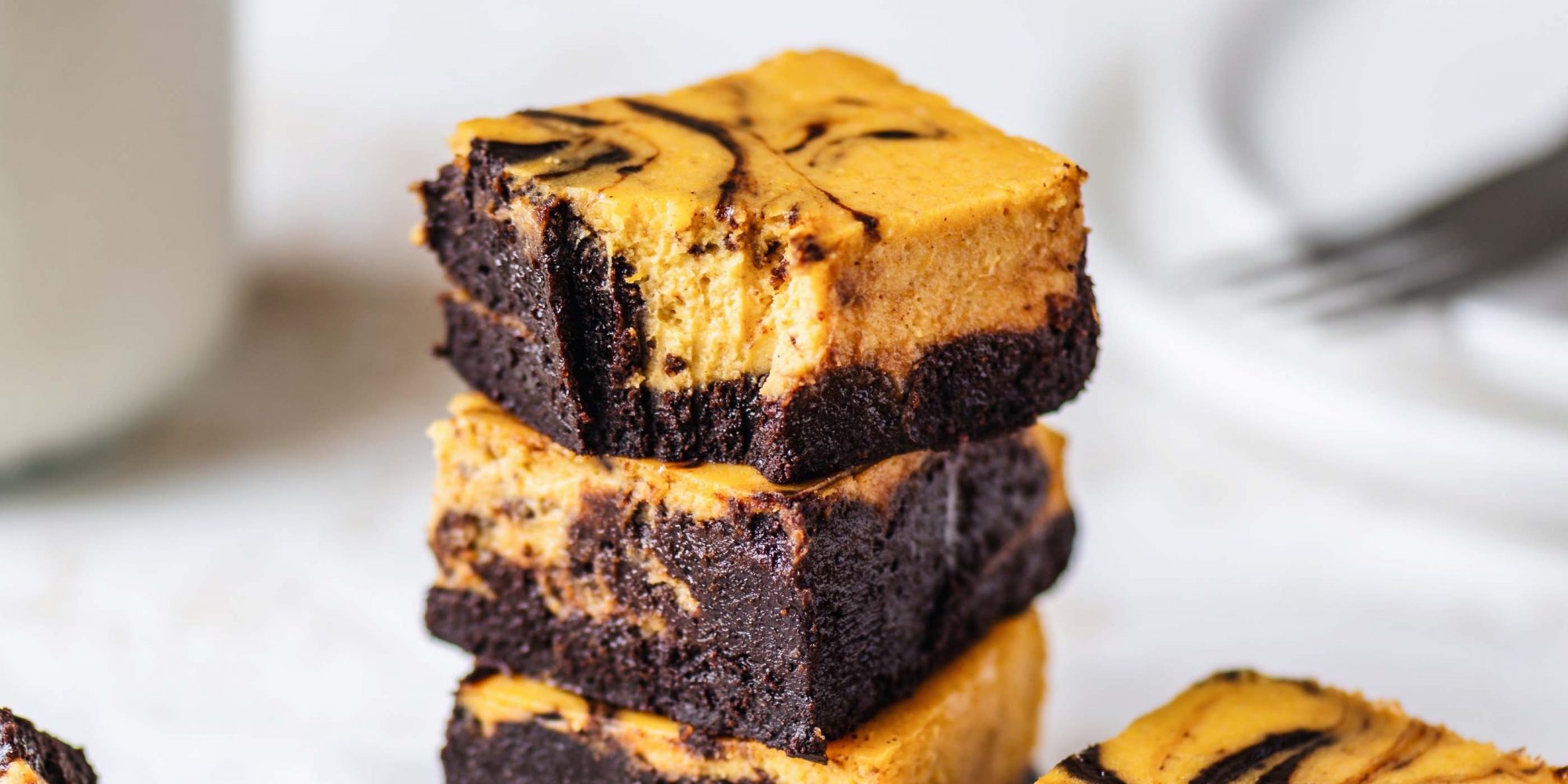 Keto Pumpkin Fudge Brownies