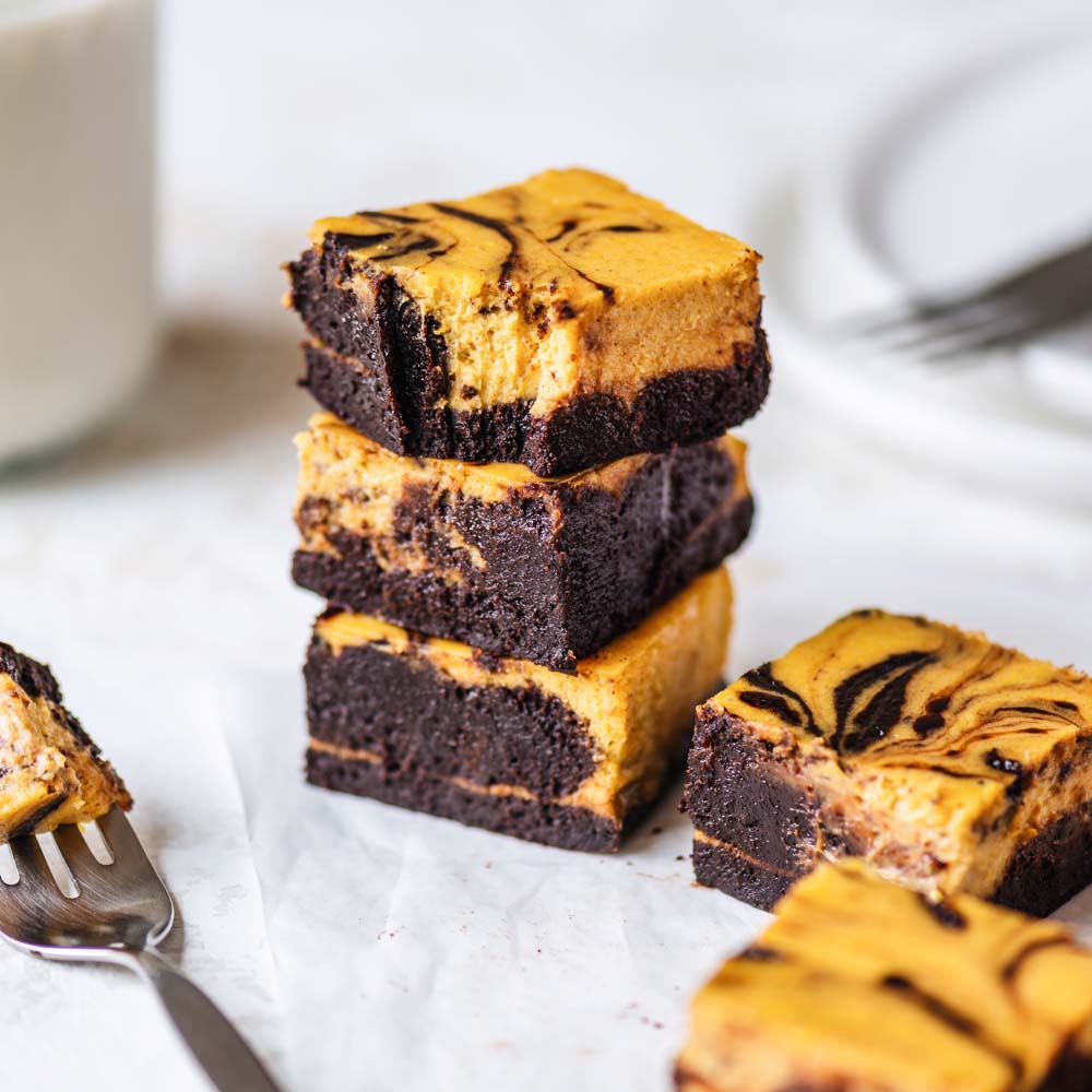 Keto Pumpkin Fudge Brownies - Splenda®