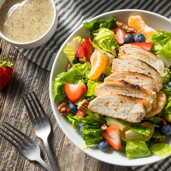 Strawberry Poppyseed Chicken Salad