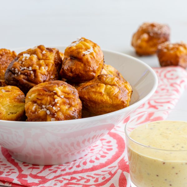 Bouchées de bretzels friteuse à air