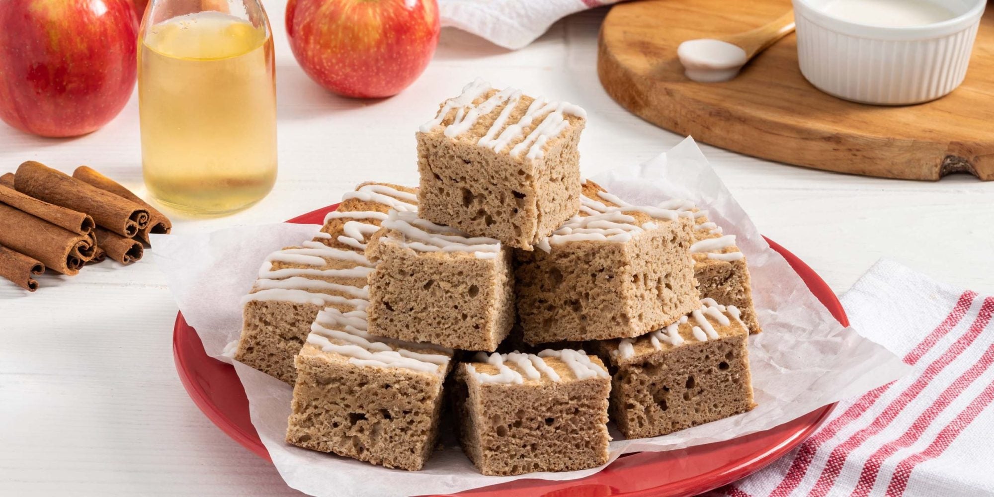 Blondies au cidre de pomme