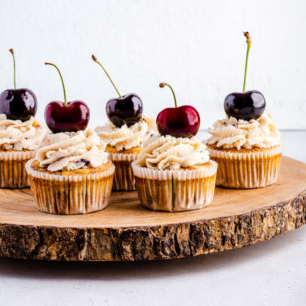 Keto Cherry Cupcakes - Splenda®