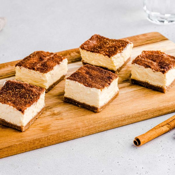 Keto Snickerdoodle Cheesecake Bars