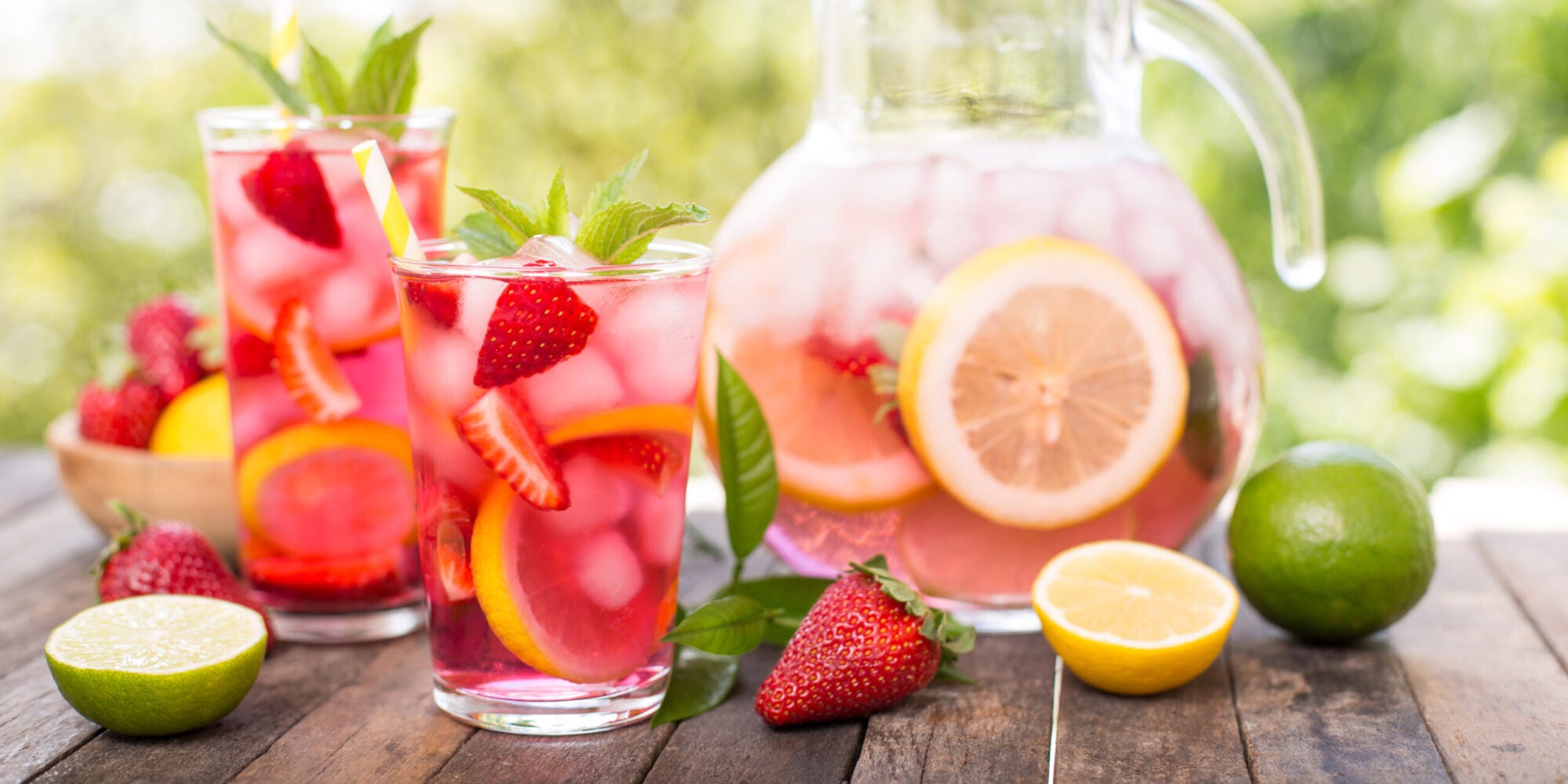 Concentré de limonade fraise et lime