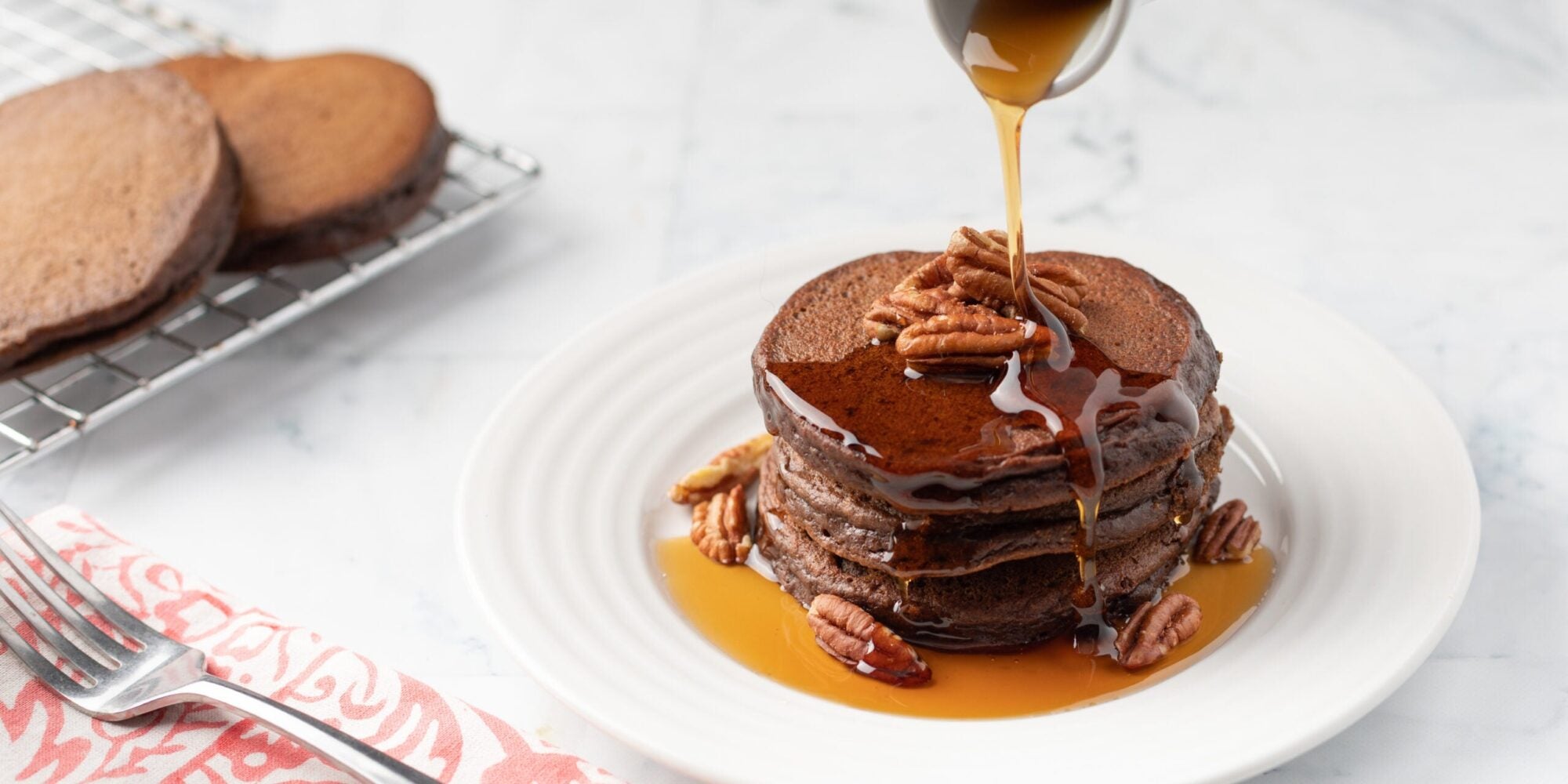 Keto Chocolate Pancakes