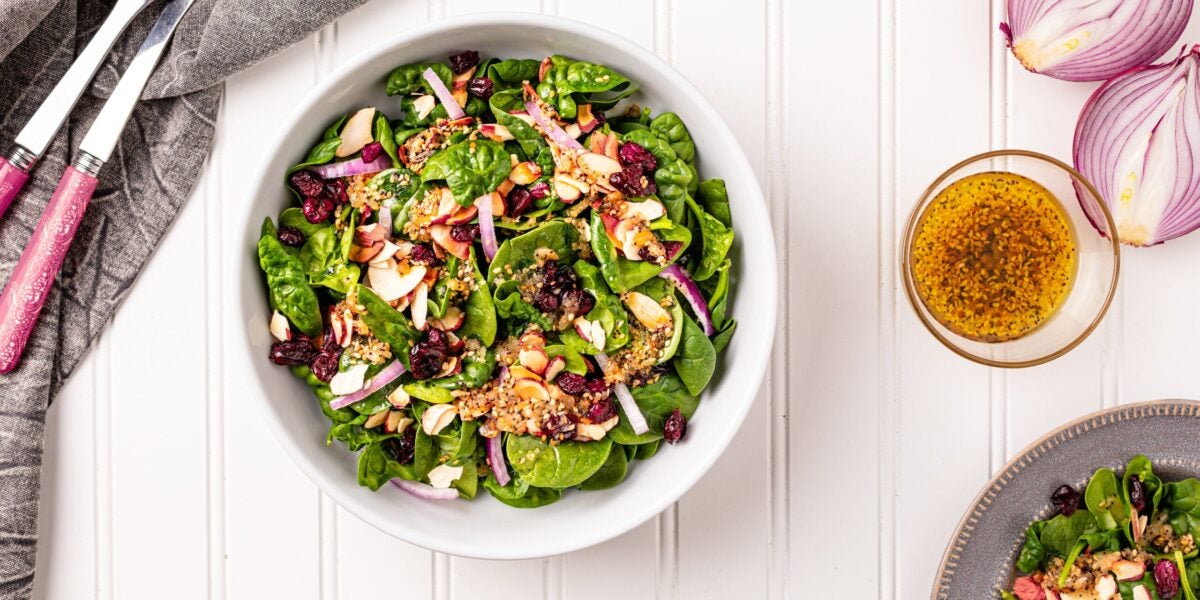 Cranberry Almond Spinach Salad - Splenda®