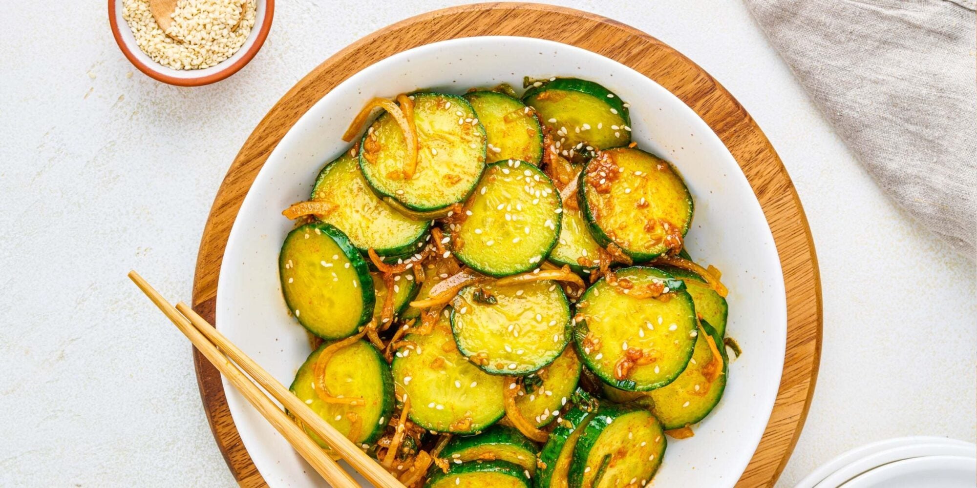 Spicy Korean Cucumber Salad