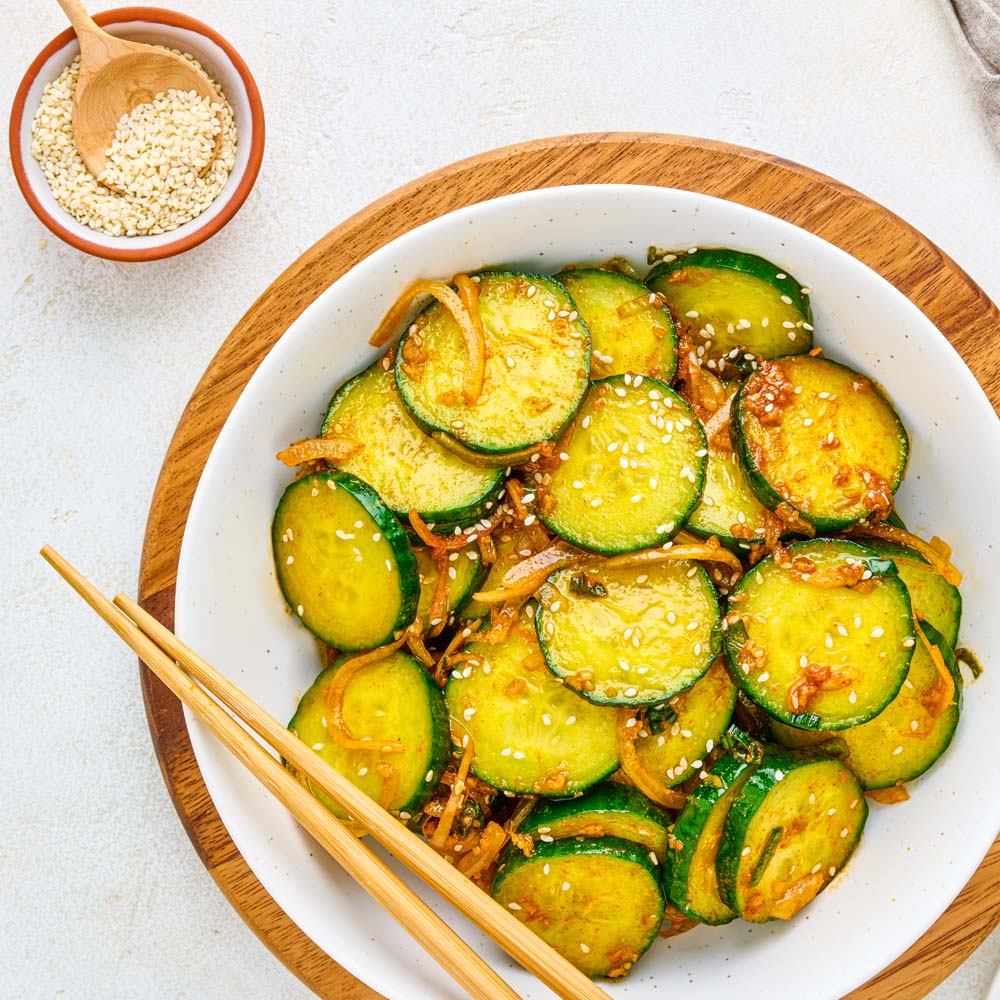 Spicy Korean Cucumber Salad - Splenda®