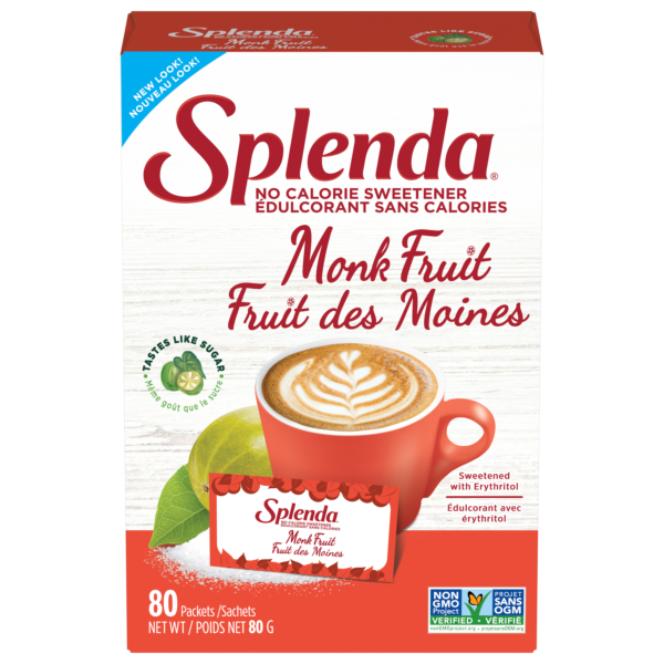 Splenda Monk Fruit Packets - Front