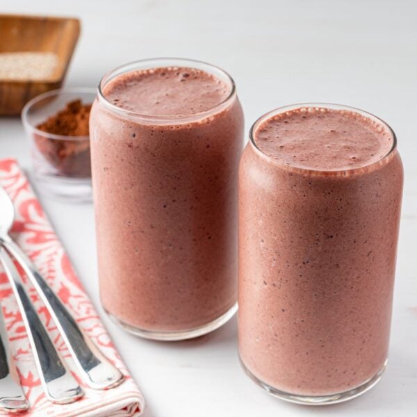 Smoothie aux cerises au chocolat