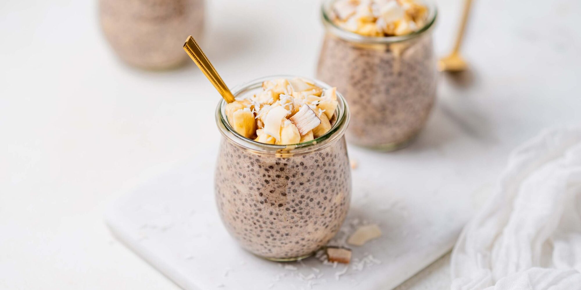 Banana Cream Pie Chia Seed Pudding