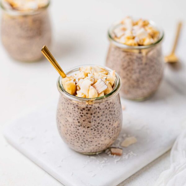 Banana Cream Pie Chia Seed Pudding