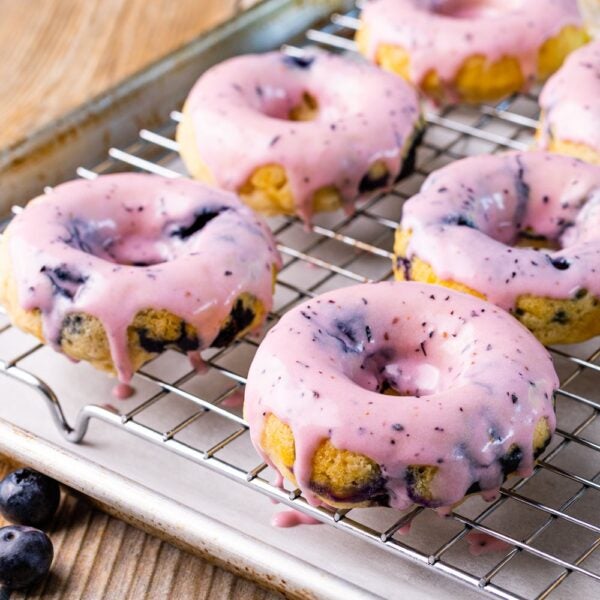 Vegan Blueberry Donuts