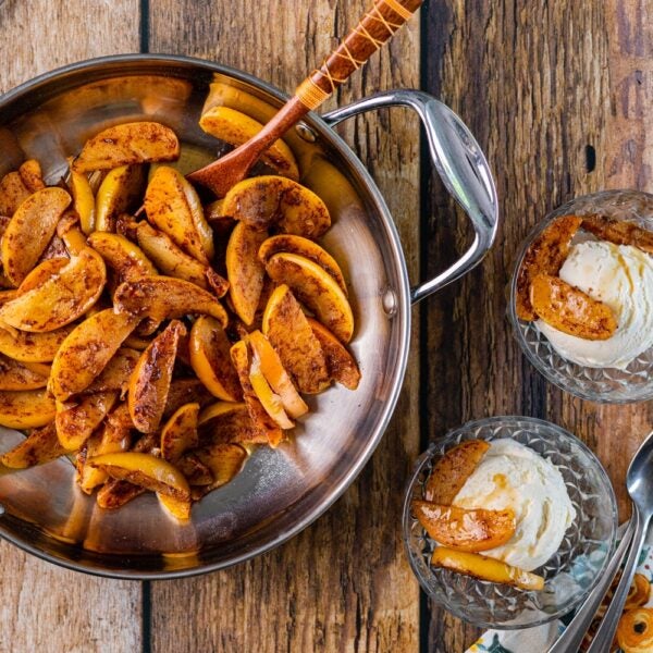 Pommes végétaliennes à la cannelle