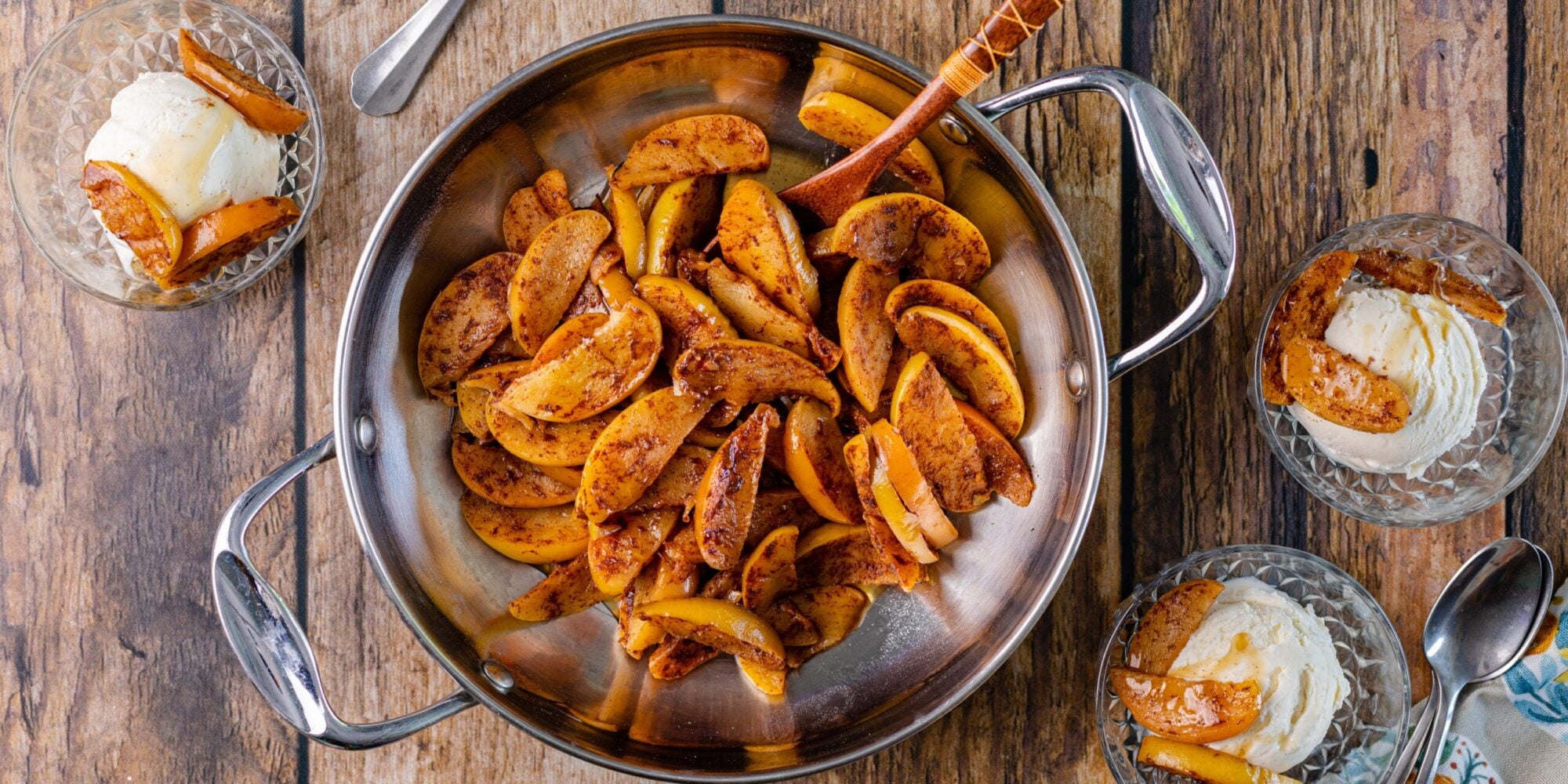 Pommes végétaliennes à la cannelle