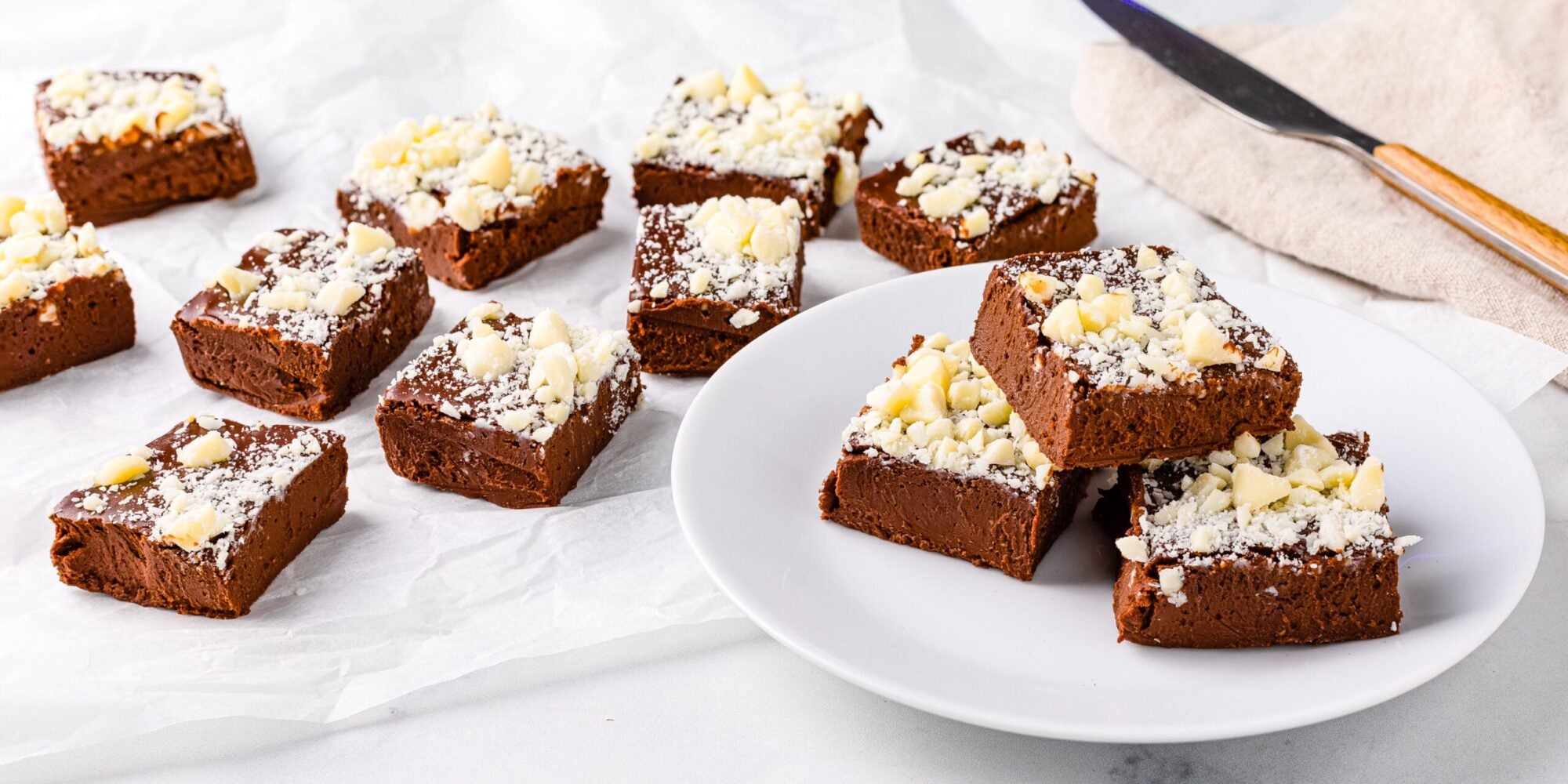 Fudge aux trois chocolats